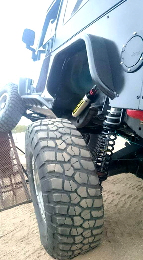 Jeep Suspension and tube fenders.
