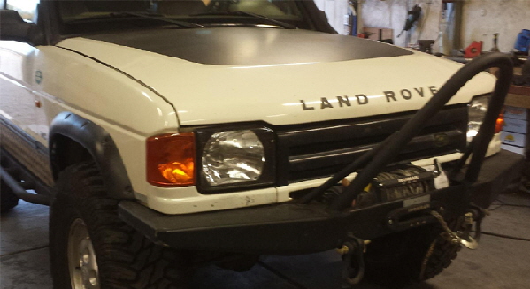 Custom Land Rover Discovery Stinger and Bumper.